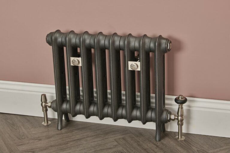 Princess style radiator custom made and painted pink 